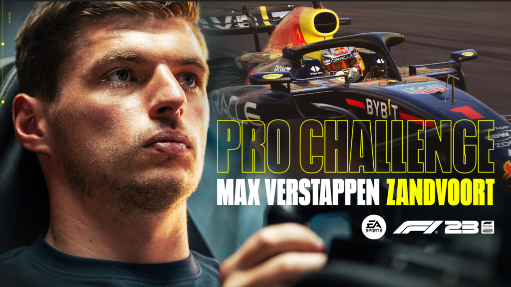 Max Verstappen îi provoacă pe jucători să îi depășească recordul în EA SPORTS F1 23