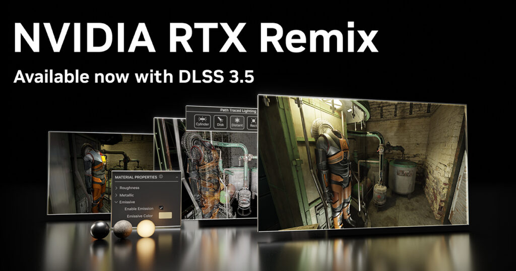 NVIDIA RTX Remix Open Beta face upgrade la DLSS 3.5 cu Ray Reconstruction. Ce jocuri noi primesc suport DLSS