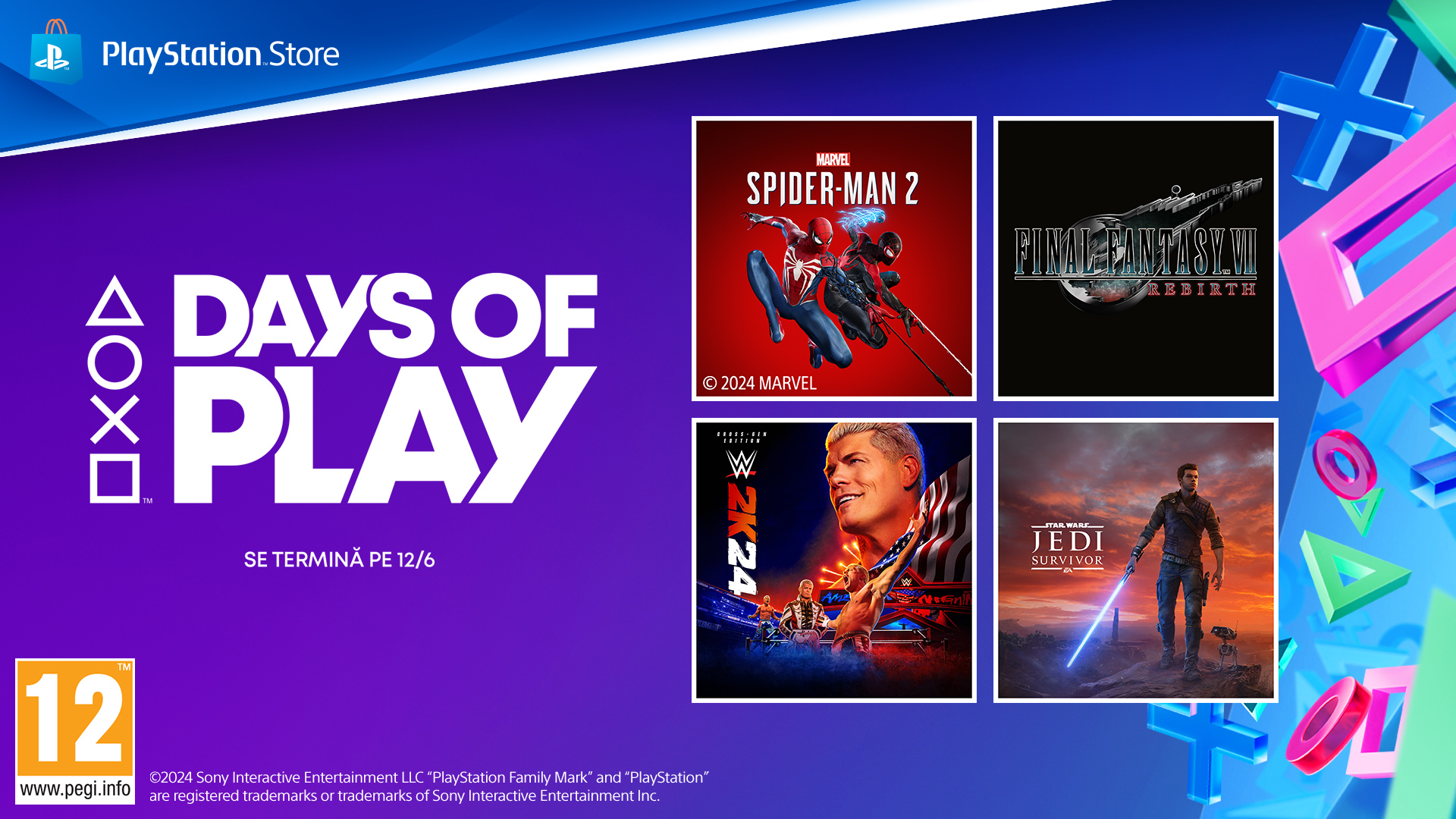 Days of Play: prețuri speciale pentru jocurile și consolele PlayStation. Recomandările Go4Games